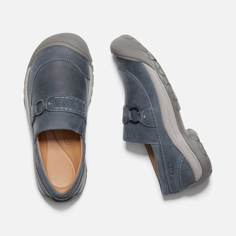 Keen Kaci II Halbschuhe Damen DE-19743 Dress Blue/Steel Grey - Keen Damenschuhe Blau